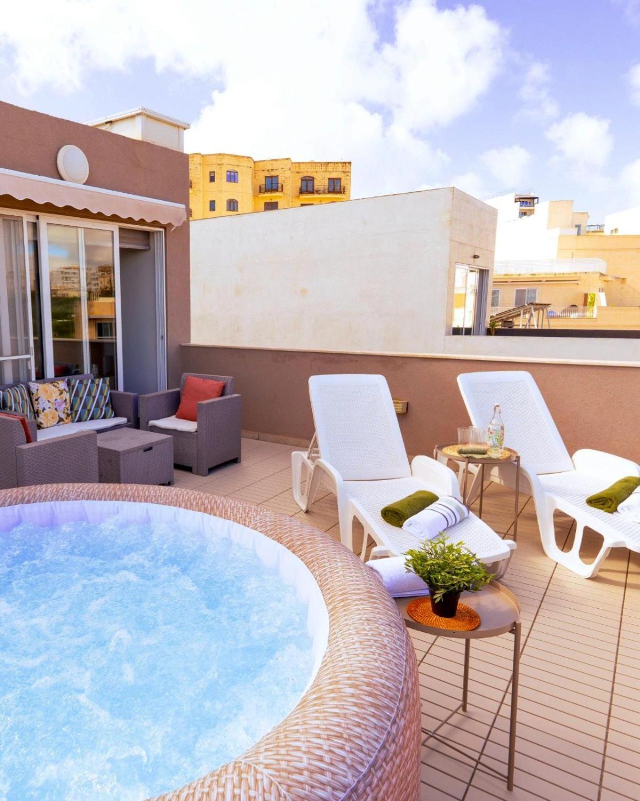 La88 Bayview Penthouse With Jacuzzi Apartment Sliema Exterior photo